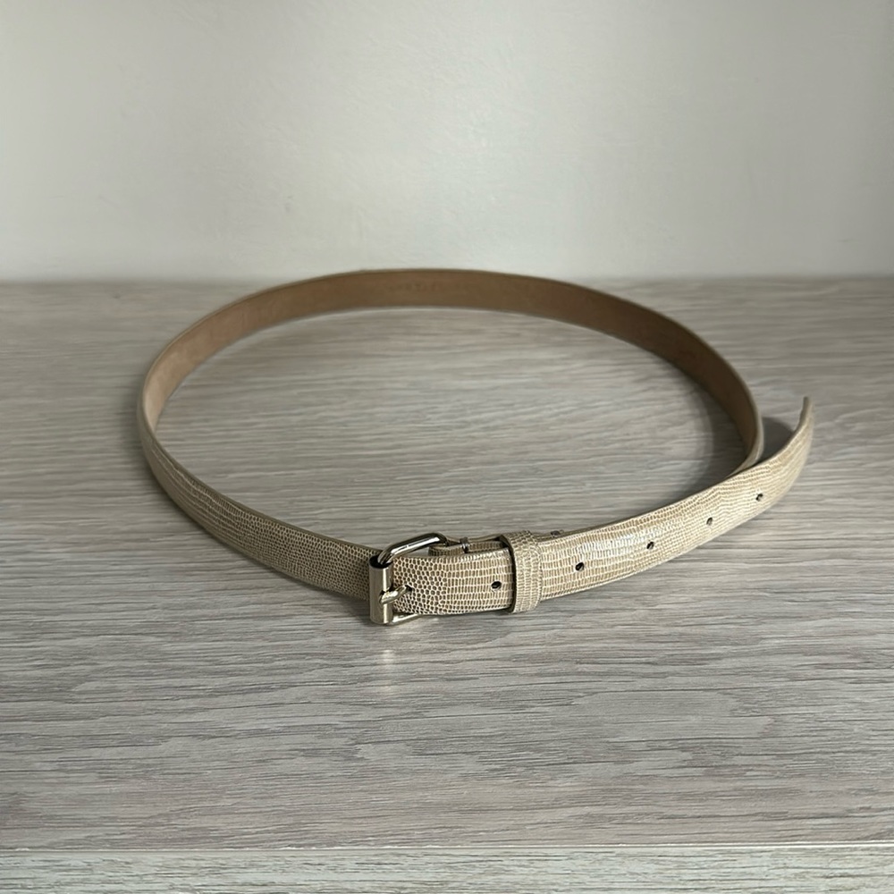 Ann Taylor Leather Belt, Size S